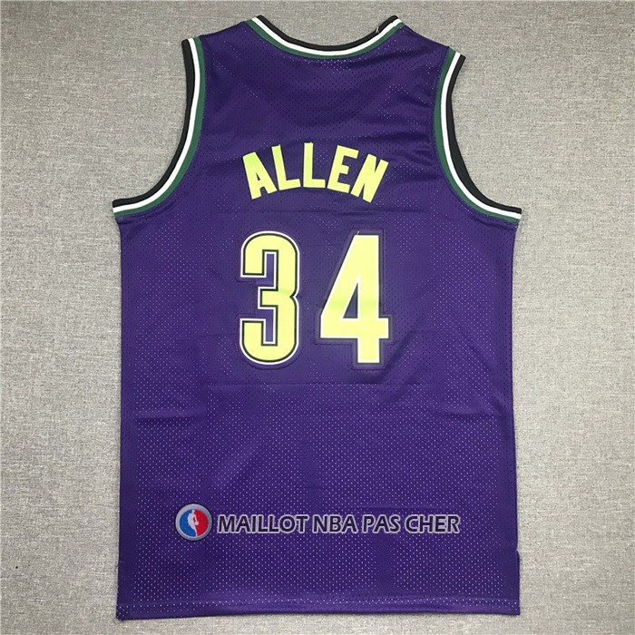 Maillot Milwaukee Bucks Ray Allen Mitchell & Ness 1996-97 Volet